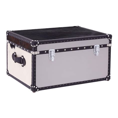 big steel trunk box|metal trunk box.